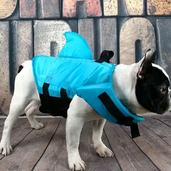 Vara Viață De Câine Vestă Shark Pet Vesta Sacou Haine De Câine Câine De Siguranță Costume De Baie Animale De Companie Siguranță Costum De Înot Câini Haine