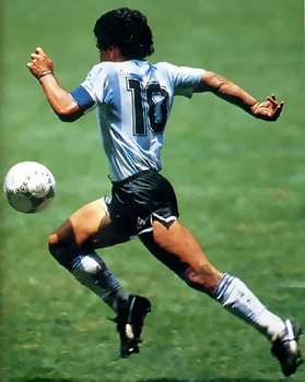 Argentina muy bueno el sistema felicitaciones de Fotbal Steaua Nr. 10 Ball King Maradona Figura 1986 6 Inch Ornamente de Colectare Model de Păpușă