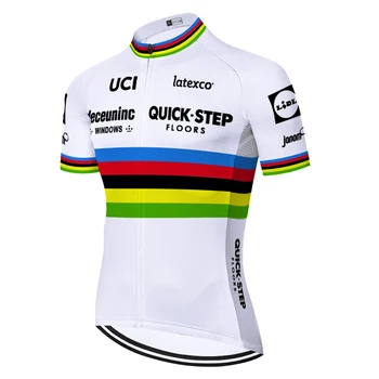 2021 echipa Quick step ciclism jersey Vara cu Maneci Scurte Biciclete MTB de Ciclism Îmbrăcăminte maillot cyclisme homme de Curse de Biciclete Haine