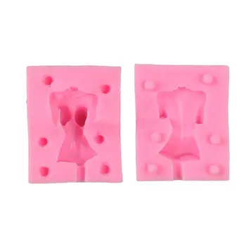 3D Femeie Sexy Nud Feminin Trupul Gol Mucegai Silicon Ciocolata Ipsos Lumânare Săpun Mucegai Tort de Decorare DIY W0YD