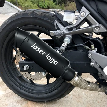 Motocicleta de Evacuare Conducta de Evacuare Toba Moto pentru s 1000 rr Z900 NVX 125 GSXR600 TMAX 530 Scuter Cafe Racer FZ6 Groapă de Biciclete 51mm 61mm