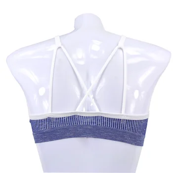 ATHVOTAR 2 buc Culoare Cotton Bralette Set de Sutien Femei Push-Up fără Sudură Lenjerie Costum Fete Lenjerie de corp Sutiene, Boxeri Chiloți 2021