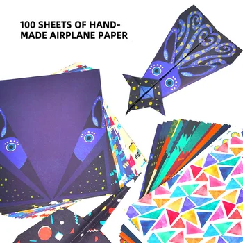 Mideer Copii Amuzant Popular Avion De Hârtie Colorate Copilul Mai Devreme De Învățământ Origami Jucării Lucrate Manual Mai Vechi De 5 Ani