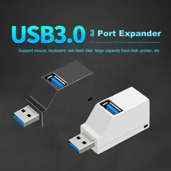Mini Hub USB USB 3.0 de Mare Viteză 3 Porturi Splitter Box Adapter Directă USB Hub Expansiune Pentru Laptop Macbook