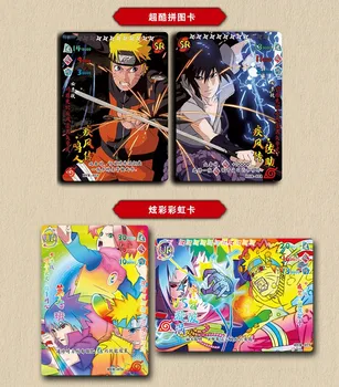 180pcs Deluxe Edition Card Flash Colecta Uzumaki Uchiha Sasuke Sakura Haruno Kakashi Colectare Card Cadou de Ziua de nastere Băiat Cadou