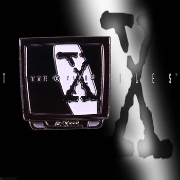 X Files Email Pin eu Încă mai Vreau Să Cred în OZN-uri Insigna Fenomene Paranormale serial TV Adevărul Este Acolo Jachete de Blugi bijuterii