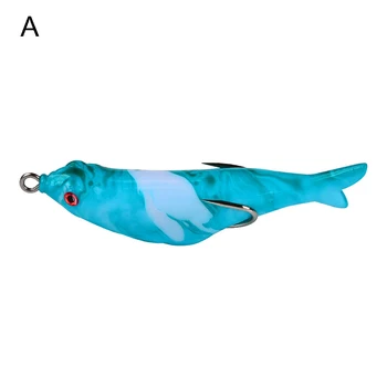 10cm Artificiale Momeală Pește Momeală în aer liber, Pescuit Accesoriu cu Dublu Cârlig