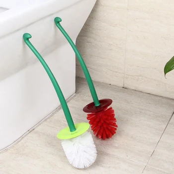 Creative Perie Wc & Holder Set De Curățare Modern Cires Forma Toaletă Perie De Toaleta Produse De Curățare Cu Baza