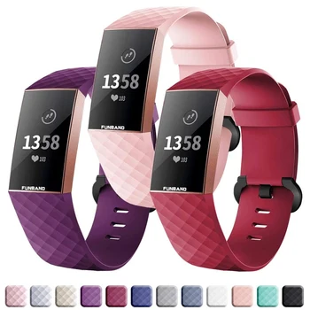 Curea din silicon pentru Fitbit Charge 4 benzi de Înlocuire watchband Charge4 SmartWatch Sport moale Bratara Fitbit Charge4 3 SE trupă