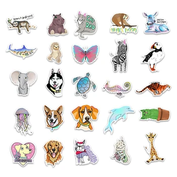 10/30/50Pcs Adânc Animale de Pădure Koala Tigru Autocolante de Desene animate Pentru copii Jucarii Auto Moto Laptop Skateboard-ul Mobil Chitara Manual Album