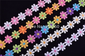 30 de metri in mai multe culori daisy floare venise dantelă asieta diametru 2.6 cm