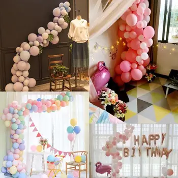 Baloane Accesorii 5M Balon Lanț PVC Cauciuc Nunta Petrecere de Ziua Fondul Decor Baloane Lanț Arc Decor Fericit Ziua de naștere