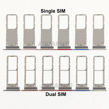 Aocarmo Singur Dual Sim Nano Tăvița Cartelei MicroSD cu Suport Pentru Samsung Galaxy Note20 NOTA 20 piesă de schimb