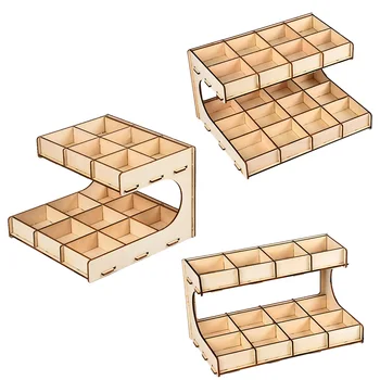 Model De Lemn Instrumente De Constructii Organizator Șuruburi Nuci Mici Piese Cutie De Depozitare