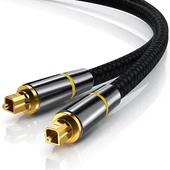 Digital Cablu Audio Optic SPDIF Amplificator Ieșire DVD-TV, Audio, Cablu de Conectare la Fibra Toslink cabluri pentru tv box ps4, ps5