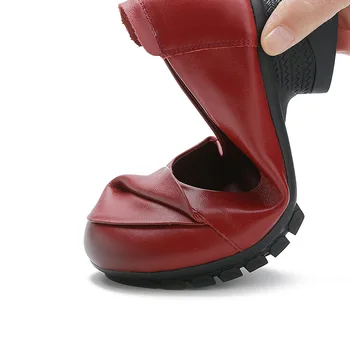 Noua Toamna Iarna 2019 Femeie Cizme pentru Femei Pantofi Doamnelor Gros de Blană Cizme Glezna cu Toc Femei Platforma Pantofi de Cauciuc Cizme de Zăpadă