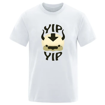 The Last Airbender YIP Bumbac Mans T-shirt de Vară de Înaltă Calitate de Îmbrăcăminte de Brand Topuri Hip Hop Maneci Scurte 2021 Grafic Camisetas
