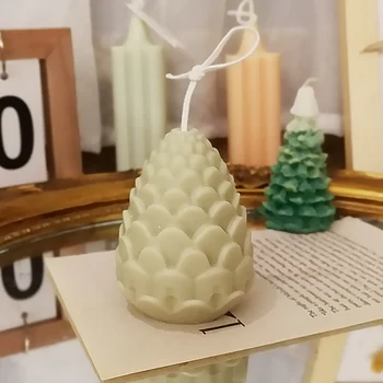 Manual DIY lumânare face 3D con de pin parfumate lumânare mucegai silicon decor Acasă mobilier cadou de modelare lumânare mucegai