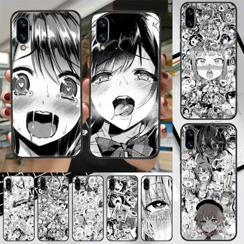 Hentai Anime Fată cazul în care Telefonul Pentru Huawei Honor 6 7 8 9 10 10 20 O C X Lite Pro Joace negru pictura coque destul de bara coperta