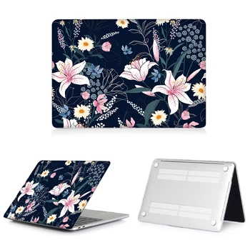 MTT Caz Laptop Pentru Macbook Pro Air 13 2020 M1 A2337 A2338 Floral Capac Greu Pentru Mac book 11 12 15 16 inch Funda Accesorii