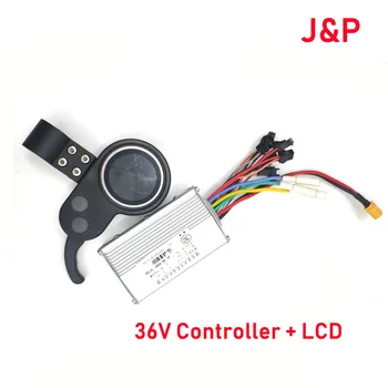 J&P 36V Motor fără Perii pentru Controlerul de Viteză de Control Panoul LCD pentru Scuter Electric E-Bike Viteza Modificarea Accesorii