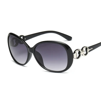 Moda Violet Oval Ochelari De Soare Pentru Femei Brand Designer Rotund Ochelari De Soare Femei Epocă De Mare Cadru Negru Gradient Oculos De Sol