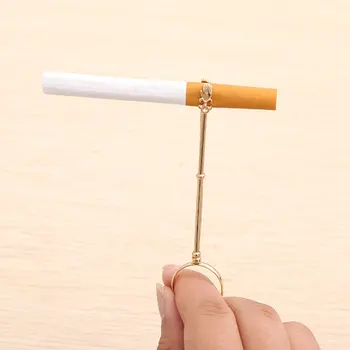 Aliaj Inel Durabil Țigară Clip Fumător Accesorii Portabile De Mână Deget Tabachera, Inel Decor