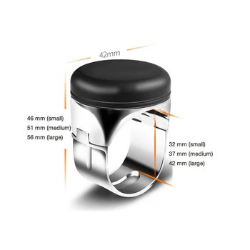 Shuaibet rotirea volanului fine-tuning buton rotativ de 360 de grade de rotație de metal putere rulment mâner sferic de rapel