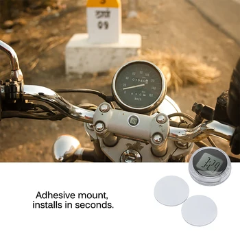 Universal Nouă Precizie Motocicleta Ceasuri Ceas Rezistent La Apa-Stick Pe Motocicleta Muntele Ceas Digital Clar Ceas Cu Cronometru