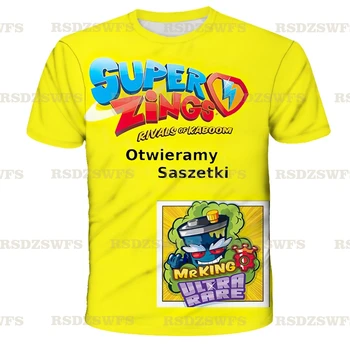 3D Baieti Super Da Copilul Teuri de Imprimare Fete Funny T-shirt Superzing Copii 2021 Teen Vara Haine Copii, Haine Fete Topuri