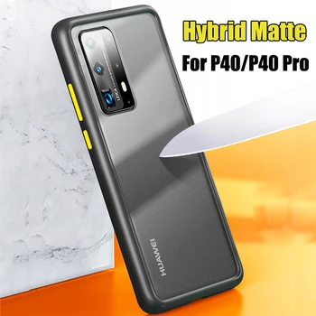Hybrid Matte Hard Cazul În Care Telefonul Pentru Huawei Mate 20 30 P40 Pro P30 Lite P20 P Smart Plus 2019 Pentru Y5 Y6 2019 Rezistent La Șocuri Acoperi Coque