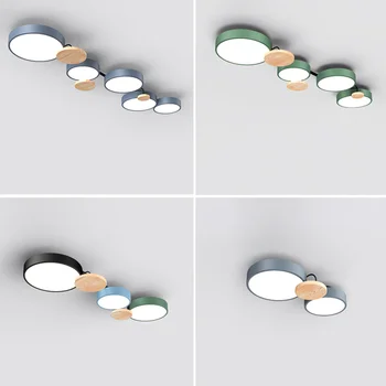 Creative Coridor Lampă de Tavan 3 Temperatura de Culoare Nordic Hol Lumini Plafon Interior Acasă LED Insula de Bucatarie Illuminaire
