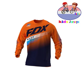 2021 Noi Copii iute Uscat Motocross Jersey Downhil Mountain Bike de DH Tricou MX Motocicleta Îmbrăcăminte huup fox MTB jersey T-Shirt