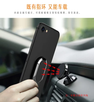 Caz moale pentru Xiaomi Redmi 9 Prim-Nota 9 Pro Max 9 9M 9 Putere 9T 9A 9I 9C 10X Pro Caz Inel Suport Telefon Auto Acoperi