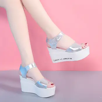 35-39 dimensiune Vara pantofi femei 8cm-9cm inaltime toc sandale femei, sandale de moda sandale peep-toe platforma lady pantofi de vara