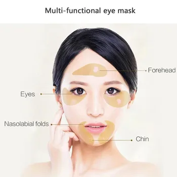 Cristal de Colagen Pulbere de Aur Masca pentru Ochi Anti-Imbatranire Întuneric de Îngrijire a Pielii de Frumusete coreeană Acnee Cosmetice Pentru Ochi Cercuri Patch-uri O9H3
