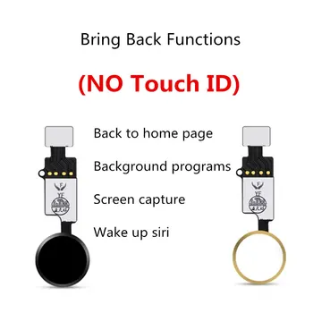 10buc YF JC Butonul Home Pentru iPhone 7 8 Plus SE 2020 7P 8P Reveni Funcția de Soluție Nu Touch ID Nu Scurt Flex