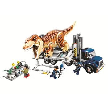 Dinozaurii World Series Tyrannosaurus Breakout Blocuri Jurassic Parcat Compatibil Cărămizi de Jucărie pentru Băieți de Ziua Copiilor
