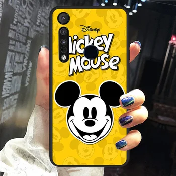 Desene animate Disney Frumoasa Minnie Mickey Mouse Pentru Motorola G8 G9 G Putere O Fuziune Marginea E6 Plus Joace Lite TPU Caz Telefon din Silicon