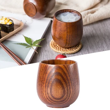 Stil Japonez Din Lemn Natural Pahar De Vin Pe Chineză Kung Fu Set De Ceai Lapte Cafea Ceasca De Ceai Ecologic Drinkware Teaware Decor