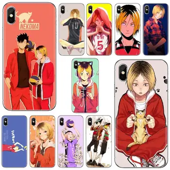 Kenma Kozume de Haikyuu Anime Print Pentru iPhone, iPod Touch 11 12 Pro 4 4S 5 5S SE 5C 6 6S 7 8 X XR XS Plus Max 2020 TPU Moale Caz