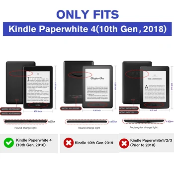 Kindle Paperwhite (a 10-a Generație) Caz Pentru Kindle Paperwhite 4 2018 Eliberarea Ereader cu Auto Sleep/Wake Model de Coperta PQ94WIF