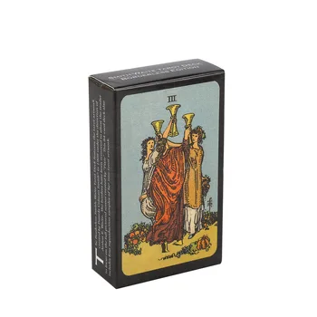 Smith-Waite Tarot Boardless Ediție engleză pentru Divinație Carte de Tarot Oracle Carte de Joc de Bord pentru Adult cu PDF Orientare