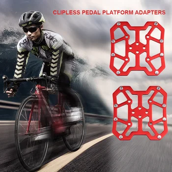 Noi Biciclete de Munte Ultralight Pedala Platforma Anti-alunecare Scară MTB de Ciclism Rutier Pedala de Adaptoare de Biciclete Piese Accesorii
