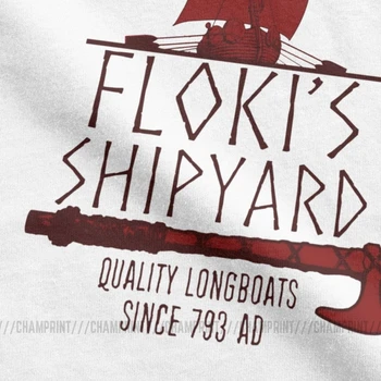 Floki este Naval T Camasa pentru Barbati Vikingii Nave Ragnar Haine cu Maneci Scurte Funny T-Shirt O de Gât Bumbac Pur Teuri Plus Dimensiune