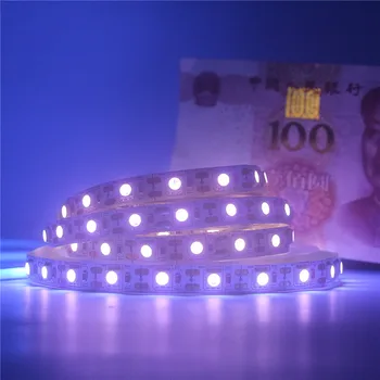 UV LED Strip Lumină 5V USB SMD 5050 60leds/m 0.5 M 1M 1,5 M 2M IP30 Panglică Violet Flexibil Ultraviolete Banda pentru DJ Fluorescenta