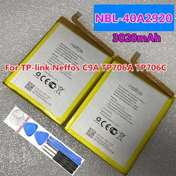 Nou Original 2920mAh NBL-40A2920 Acumulator de schimb pentru TP-link Neffos C9A TP706A TP706C baterie Reîncărcabilă Li-polimer Baterii