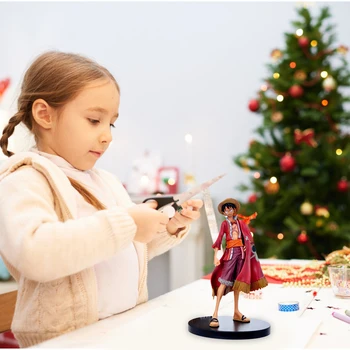 One Piece Luffy de Teatru, Ediția a 15-a Aniversare de Acțiune Figura Juguetes Anime Cifre Model de Jucării pentru Copii Cadou de Crăciun 15cm