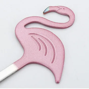 1bucată Tainless Oțel Cafea Lingurita cu Flamingo Mâner Lung Supa/Miere Linguri de Tacâmuri consumul de Cafea Instrumente de Bucătărie Gadget
