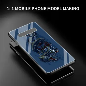 Red Dragon Pahar Caz de Telefon pentru Samsung Galaxy S20 S21 FE S10 Nota 10, 20 Ultra 5G 9 S9 Plus S10e Acoperi